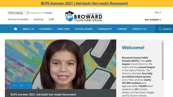 Broward County Public Schools / Homepage